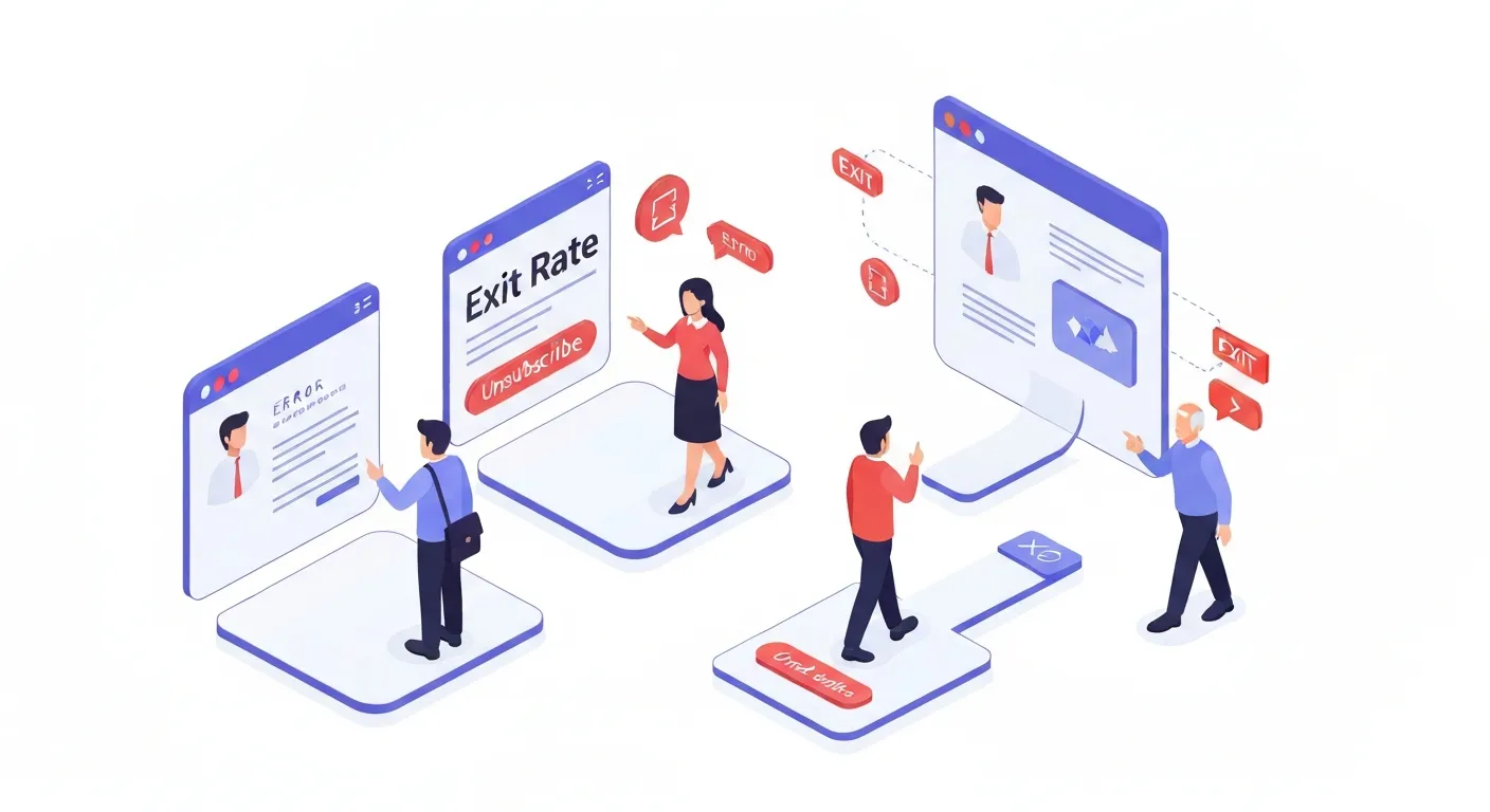 Exit rate: co to jest i jak go analizować? - Wizualizacja danych