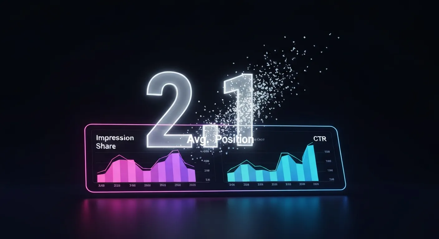 Średnia pozycja (Average Position): Co to jest i dlaczego ta metryka zniknęła z Google Ads?