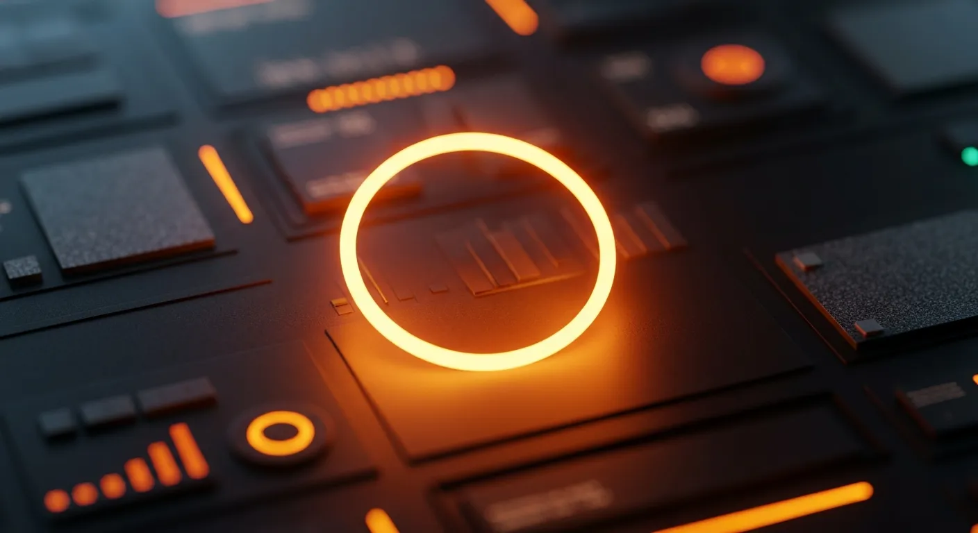 An abstract illustration depicting a single, clear, golden arrow (the USP) successfully navigating a complex maze, while other tangled, gray lines fail to find a path. This visualizes how a strong USP provides clear direction and focus for a business's strategy.