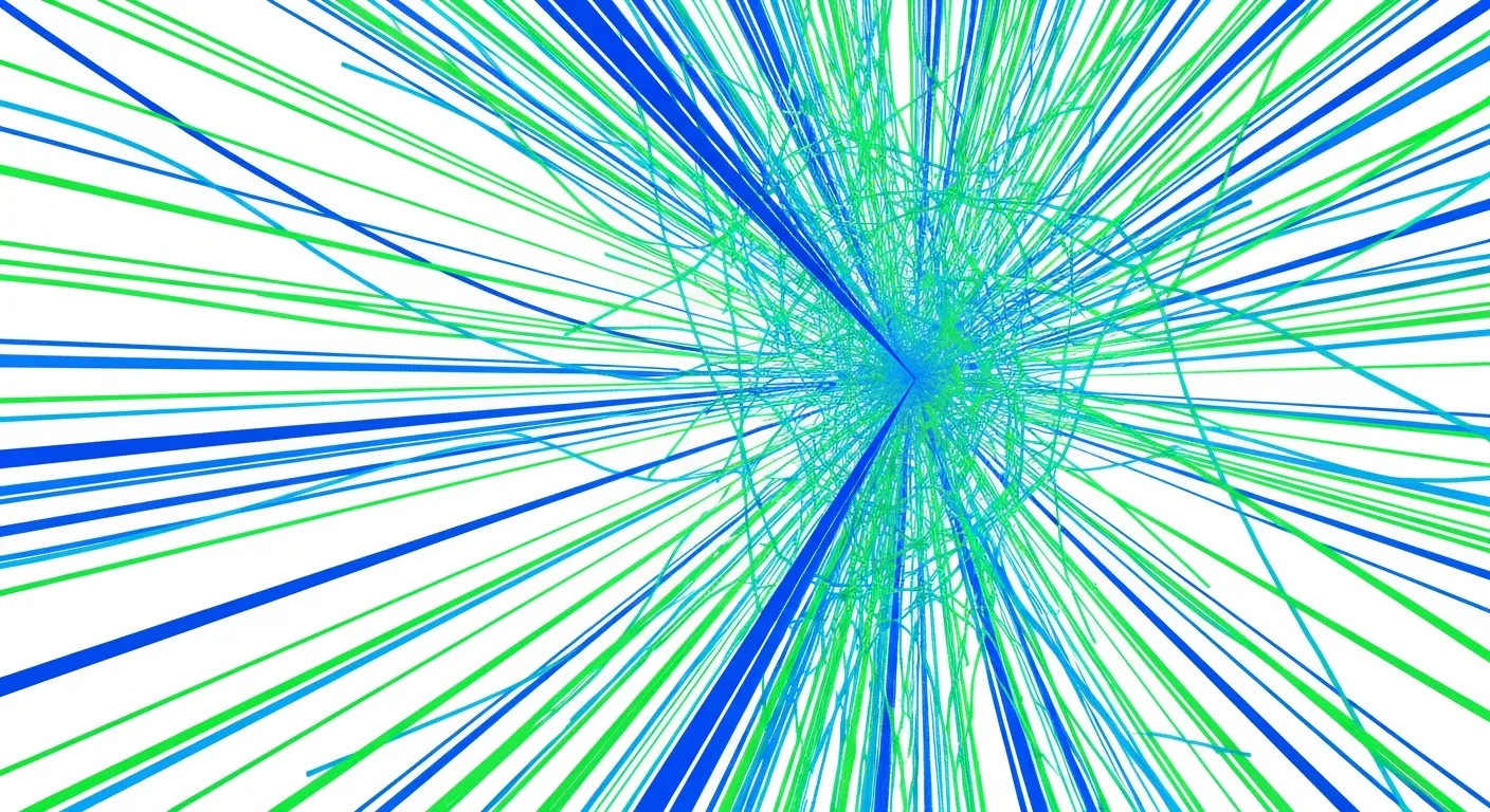 Koncepcja 'link earning' w content marketingu. Duży magnes w kształcie ikony dokumentu z wykresem, symbolizujący wartościową treść, bez wysiłku przyciąga do siebie dziesiątki metalowych ogniw łańcucha (reprezentujących backlinki) z otoczenia.